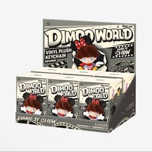 Pop Mart Dimoo World Disney Plush Keychain Display Box Only